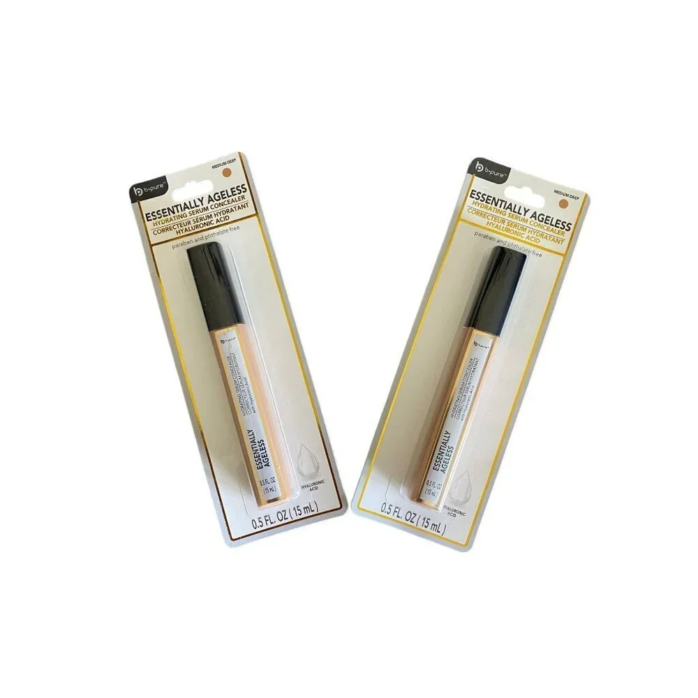 NEW B-PURE Essentially Ageless Hydrating Serum Concealer ~ Set of (2) Med Deep